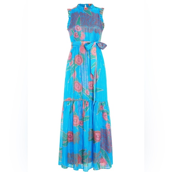 Marie Oliver - Alice Dress - Peacock - Picture 2 of 9